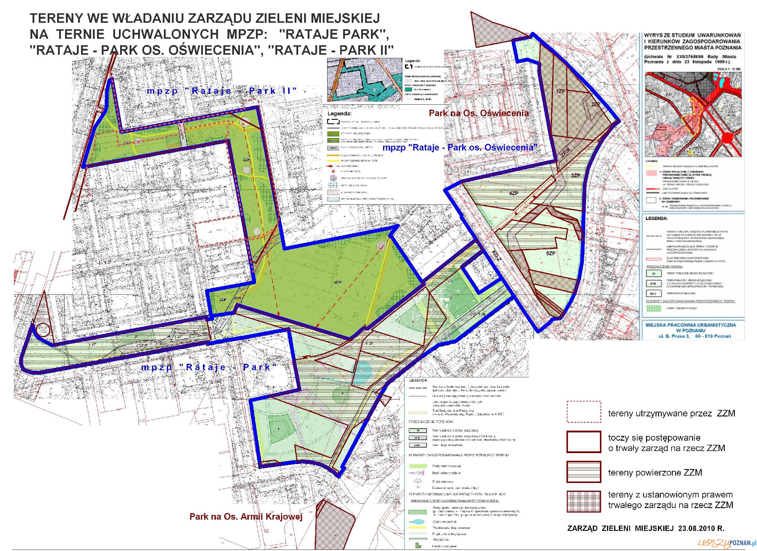 Park Rataje_ Plan zagospodarowania  Foto: 