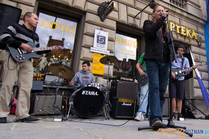 Uliczny SpontanBlues - Stary Rynek  Foto: lepszyPOZNAN.pl / Piotr Rychter