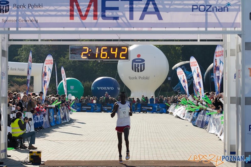 12 Poznań Maraton - Joel Kosgei Komena - Poznań 16.11.2011 r.  Foto: lepszyPOZNAN.pl / Piotr Rychter