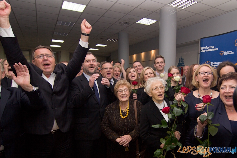 Poznański Sztab Wyborczy Platformy Obywatelskiej  Foto: lepszyPOZNAN.pl / Piotr Rychter