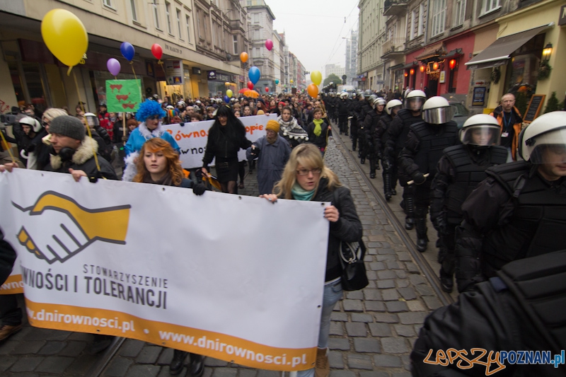 Marsz równości - Poznań 19.11.2011 r.  Foto: lepszyPOZNAN.pl / Piotr Rychter