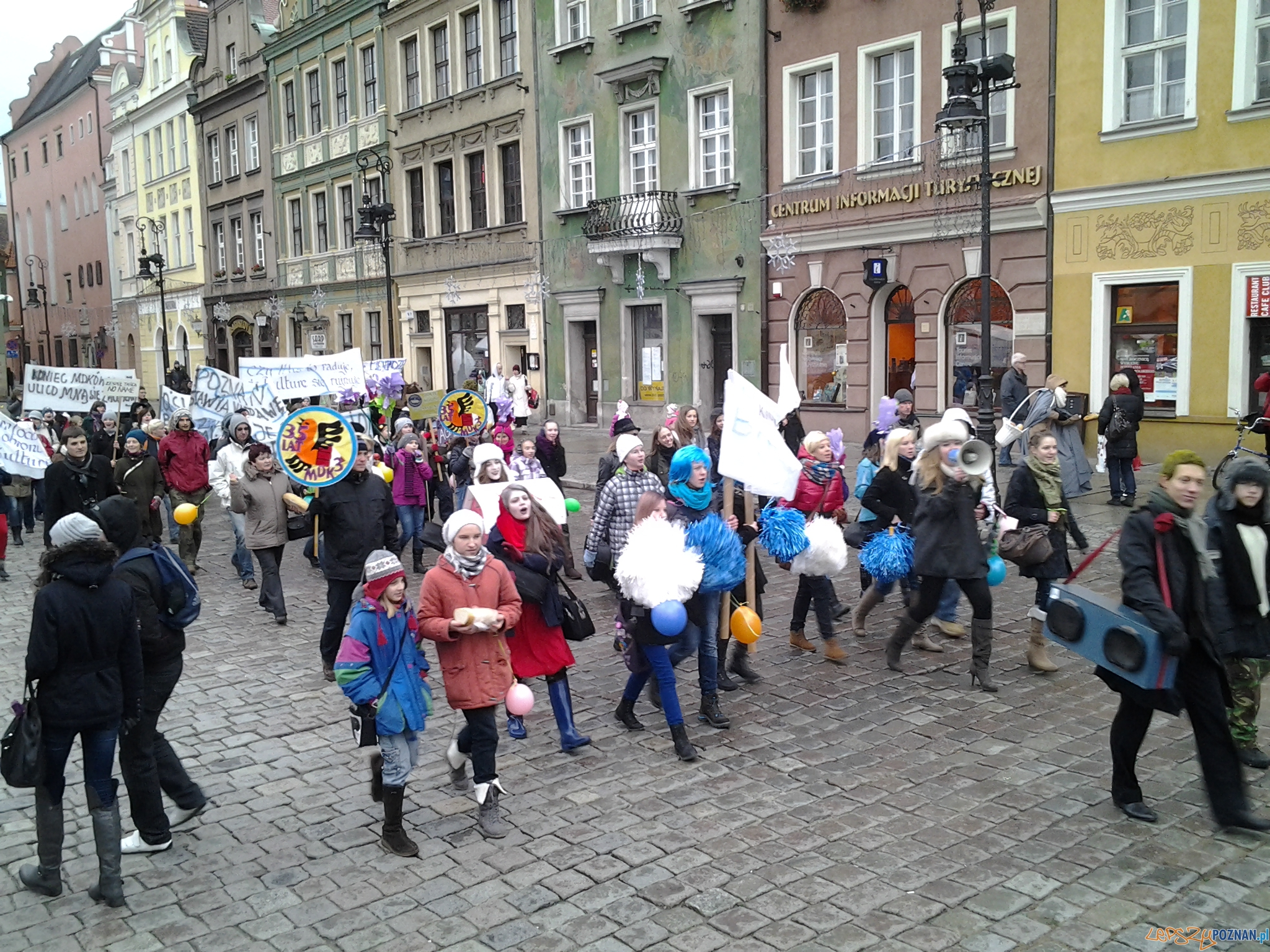 Protest przeciwko likwidacji MDKów  Foto: lepszyPOZNAN.pl /ag
