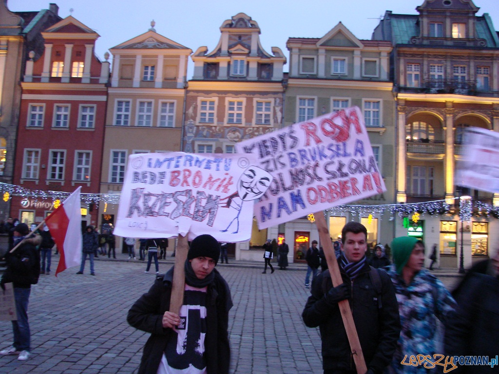 Wielka demonstracja przeciw ACTA  Foto: lepszyPOZNAN.pl / ag