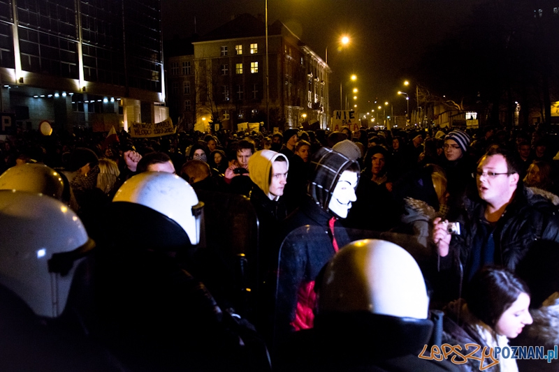 Protest przeciwko ACTA - 26.01.2012 r.  Foto: lepszyPOZNAN.pl / Piotr Rychter