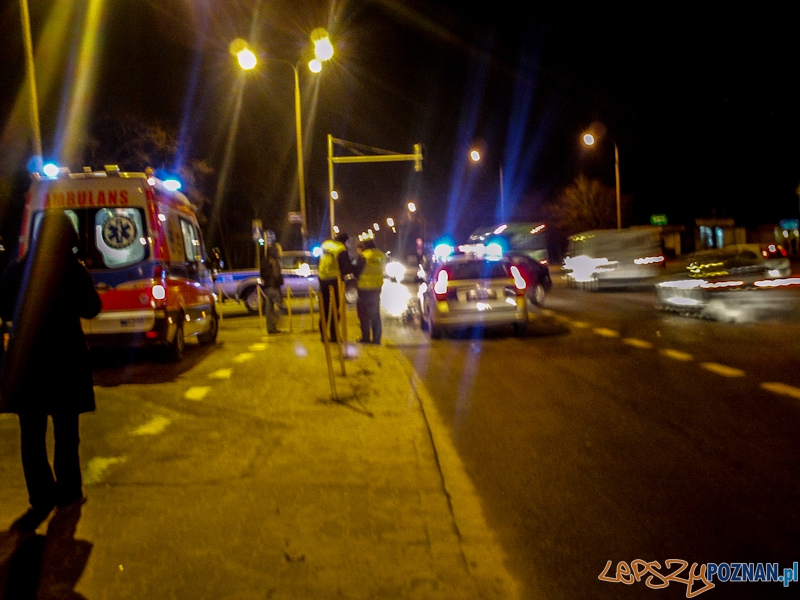 Wypadek na Szelągowskiej  Foto: gsm Marcin