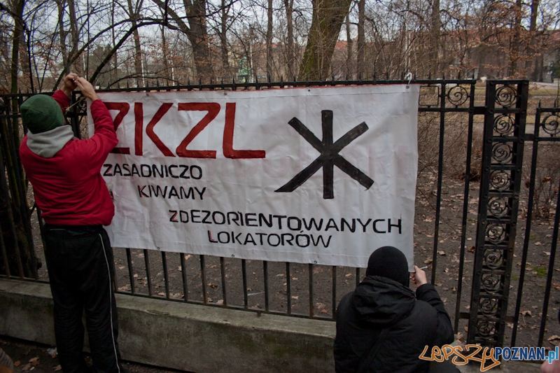 "Drugie oblicze Poznania" - przed siedzibą ZKZL  Foto: LepszyPOZNAN.pl / Paweł Rychter