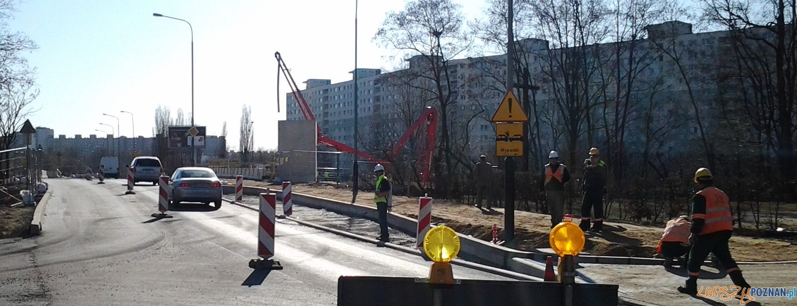 Ulica Chartowo już przejezdna  Foto: lepszyPOZNAN.pl / ag