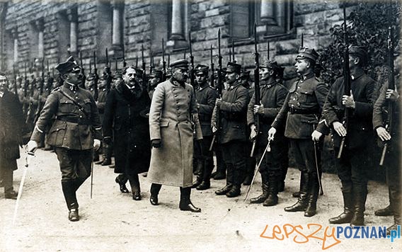 Piłsudski w Poznaniu  Foto: Ze zbiorów Wielkopolskiego Muzeum Walk Niepodległościowych w Poznaniu. 
