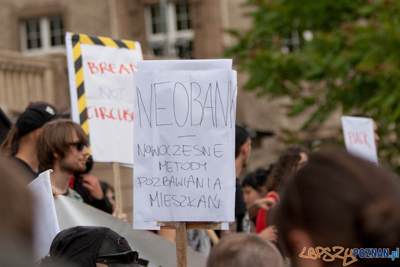 Demonstracja Chleba zamiast Igrzysk - Poznań 10.06.2012 r.  Foto: Ewelina Gutowska