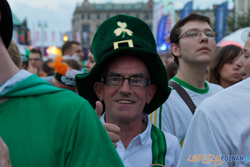 Włochy - Irlandia - doping w Oficjalnej Strefie Kibica UEFA EURO Poznań 2012  Foto: lepszyPOZNAN.pl / Piotr Rychter