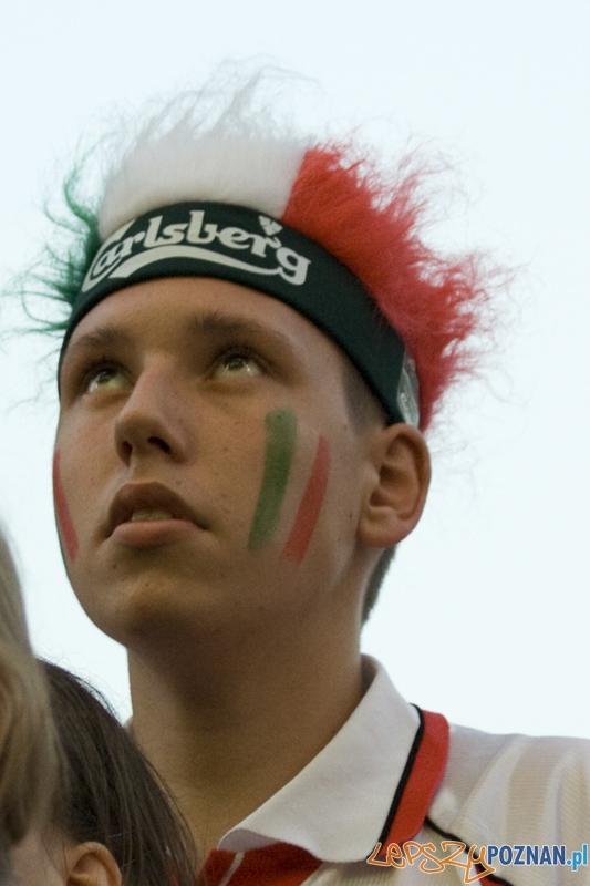 Strefa Kibica podczas finałowego meczu Euro 2012 Hiszpania - Włochy - Poznań 01.07.2012 r.  Foto: Ewelina Gutowska