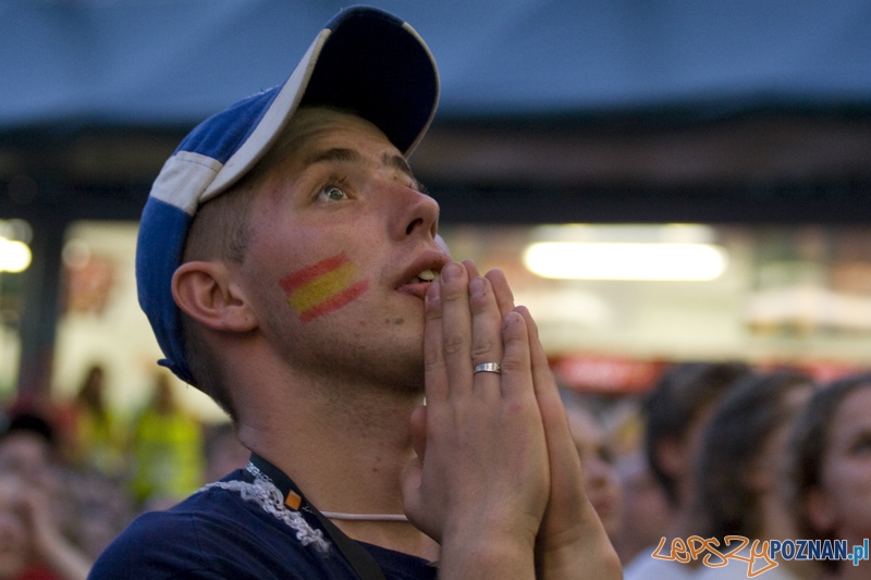 Strefa Kibica podczas finałowego meczu Euro 2012 Hiszpania - Włochy - Poznań 01.07.2012 r.  Foto: Ewelina Gutowska