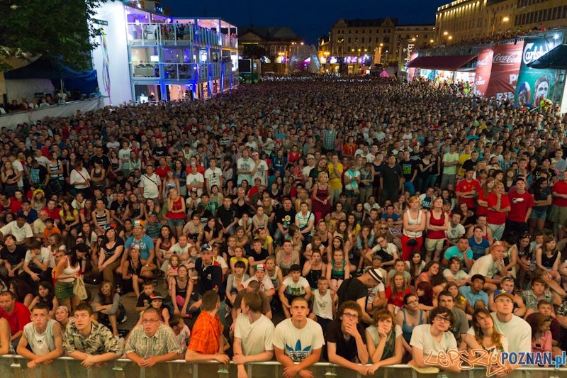 Finał UEFA EURO 2012 - Hiszpania - Włochy. Strefa Kibica w Poznaniu  Foto: lepszyPOZNAN.pl / Piotr Rychter