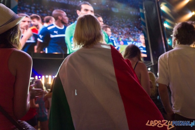 Finał UEFA EURO 2012 - Hiszpania - Włochy. Strefa Kibica w Poznaniu  Foto: lepszyPOZNAN.pl / Piotr Rychter
