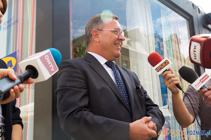 "Niewidzialne Mieszkanie" - Starosta Poznański Jan Grabkowski  Foto: lepszyPOZNAN.pl / Piotr Rychter