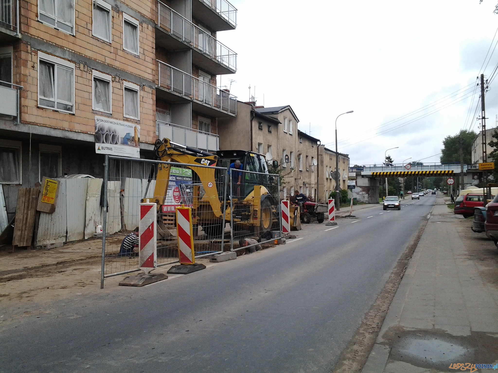 Zwężenie na Gnieźnieńskiej  Foto: lepszyPOZNAN.pl / tab