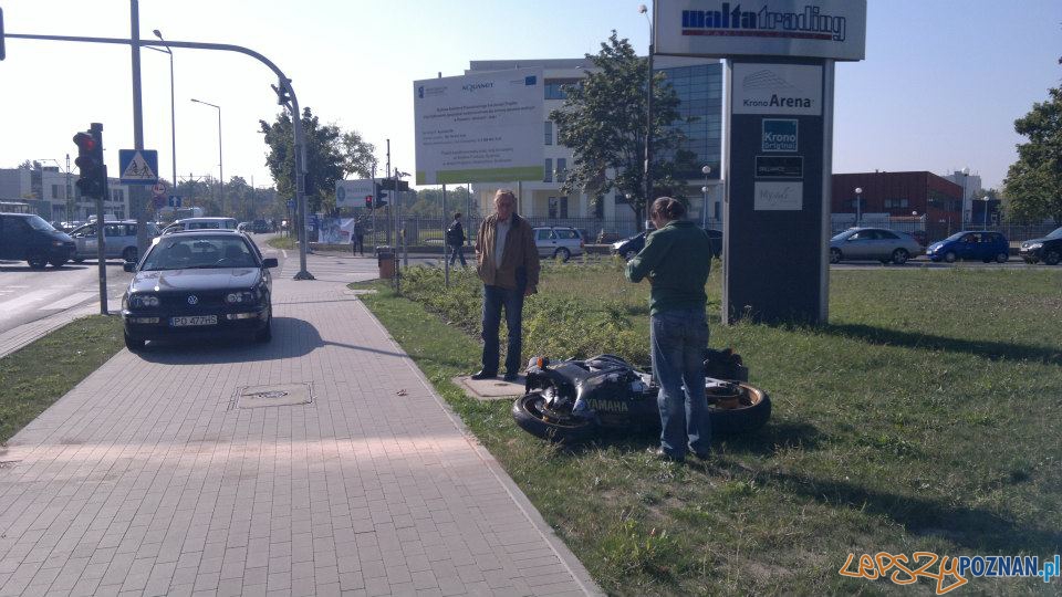 Wypadek na Jana Pawła II  Foto: lepszyPOZNAN.pl / gsm