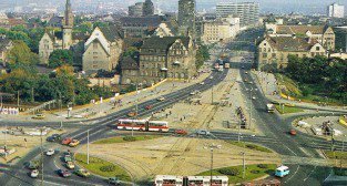 Poznań Rondo Kopernika - Kaponiera 1987  Foto: fotopolska.eu