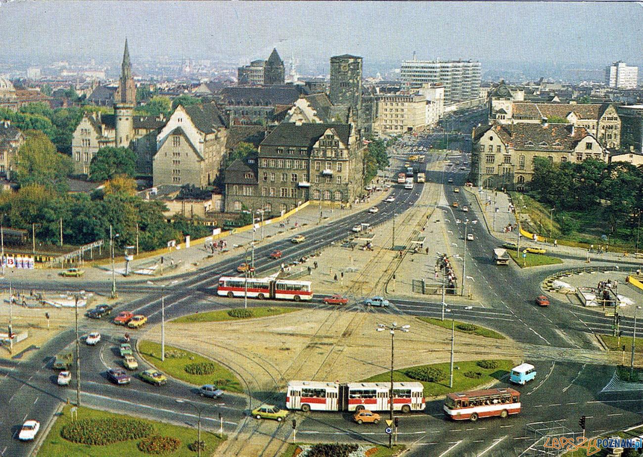 Poznań Rondo Kopernika - Kaponiera 1987  Foto: fotopolska.eu