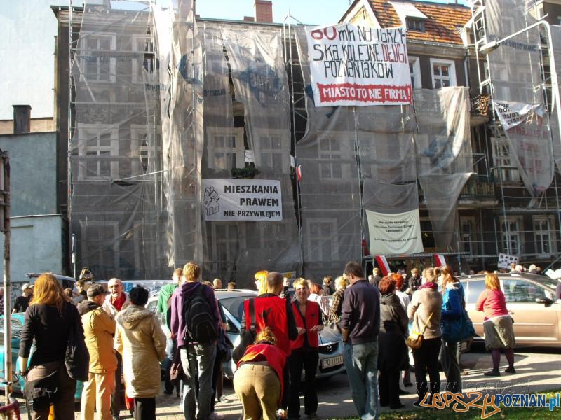 Demonstracja lokatorska  Foto: lazarz.pl