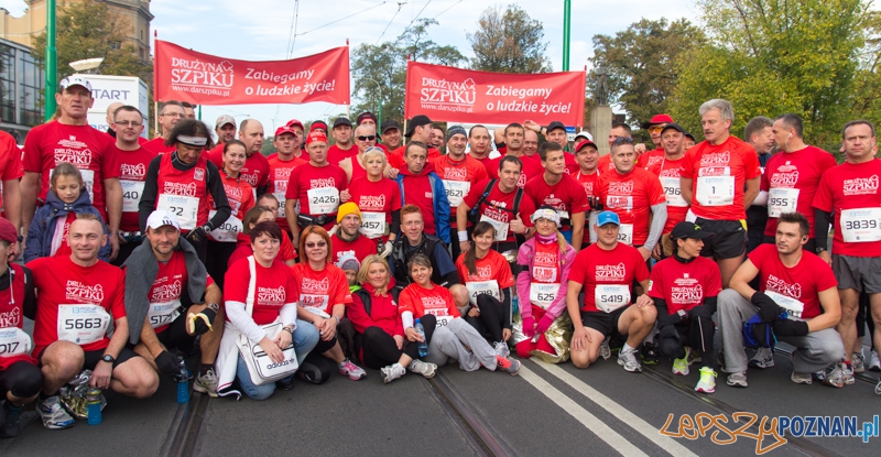 13 Poznań Maraton - nowa trasa od startu do mety. 14.10.2012 r.  Foto: lepszyPOZNAN.pl / Piotr Rychter