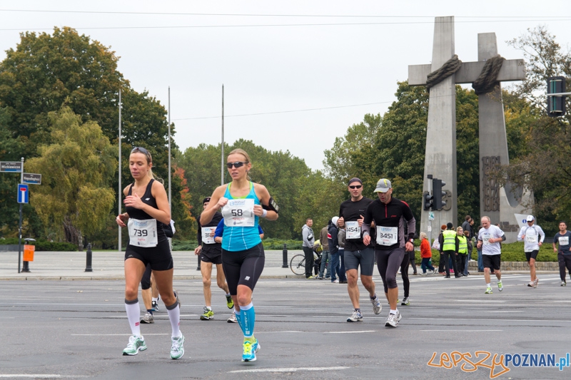 13 Poznań Maraton - nowa trasa od startu do mety. 14.10.2012 r.  Foto: lepszyPOZNAN.pl / Piotr Rychter