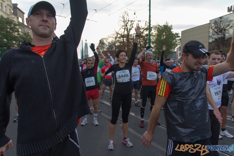 13 Poznań Maraton - nowa trasa od startu do mety. 14.10.2012 r.  Foto: lepszyPOZNAN.pl / Piotr Rychter