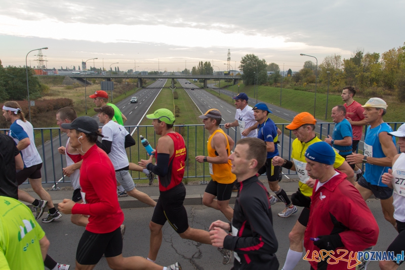 13 Poznań Maraton - nowa trasa od startu do mety. 14.10.2012 r.  Foto: lepszyPOZNAN.pl / Piotr Rychter