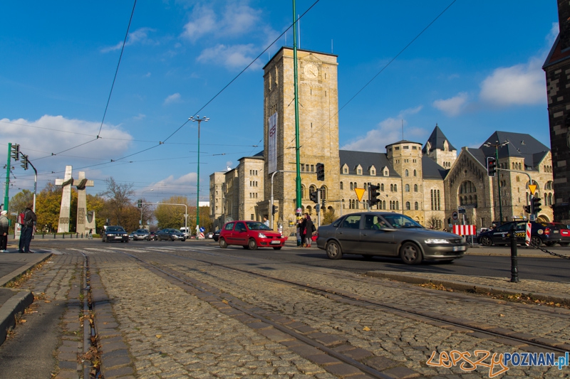 Ulica Towarowa widok na Święty Marcin  Foto: lepszyPOZNAN.pl / Piotr Rychter