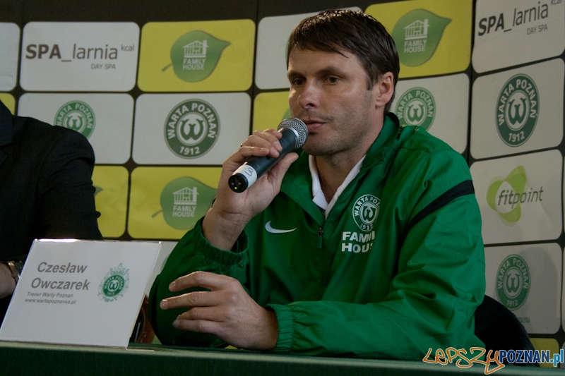 Warta Poznań - GKS Tychy 0:1 (Trener Czesław Owczarek)  Foto: Ewelina Gutowska