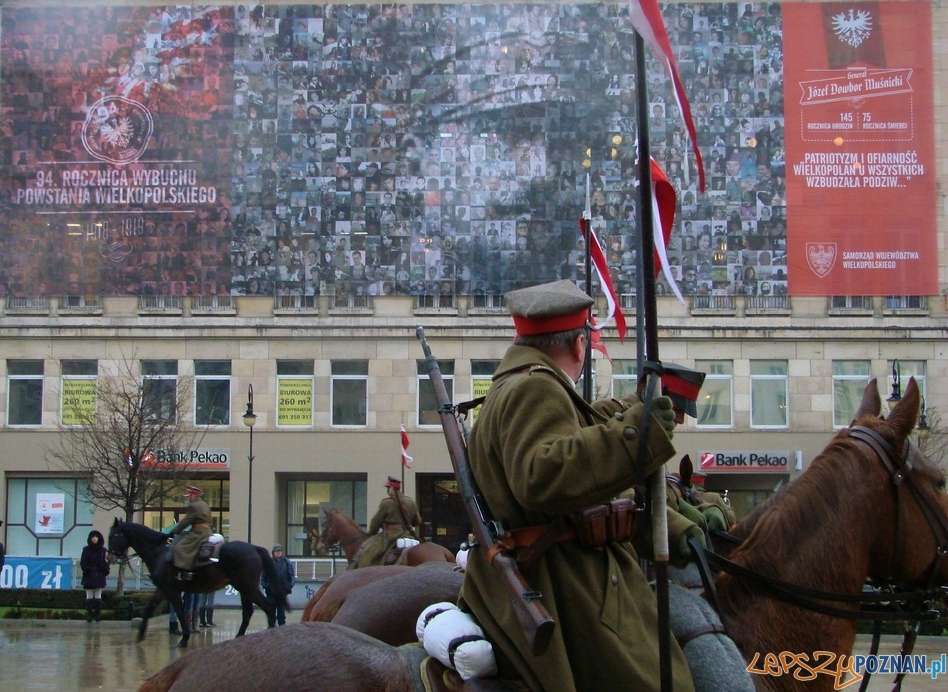 Obchody 94 rocznicy wybuchu Powstania Wielkopolskiego 1918 roku  Foto: lepszyPOZNAN.pl / ag