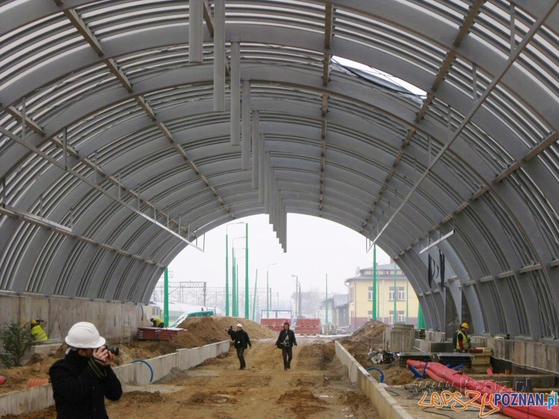 Nowy tunel, który połączy Dworzec Zachodni z peronami 6, 5 i 4 oraz stacją szybkiego tramwaju  Foto: lazarz.pl