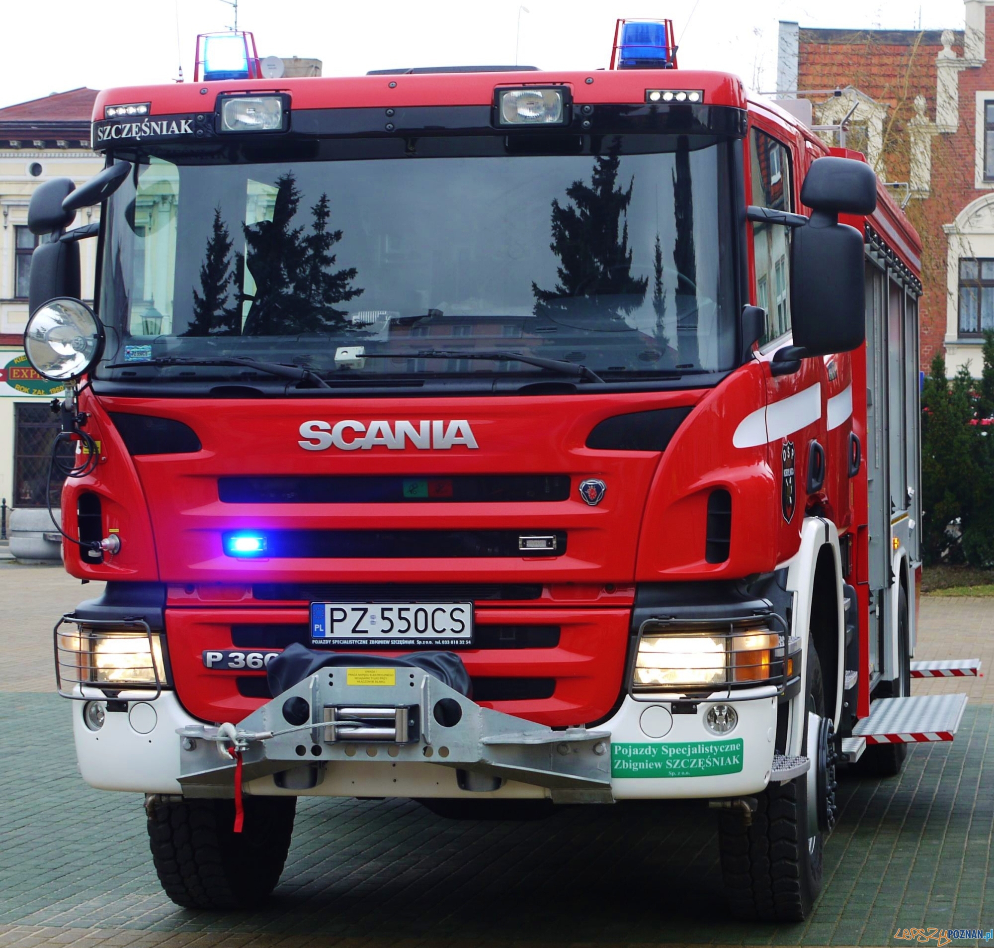 Nowy wóz strażacki OSP Kobylnica  Foto: UMiG Swarzędz