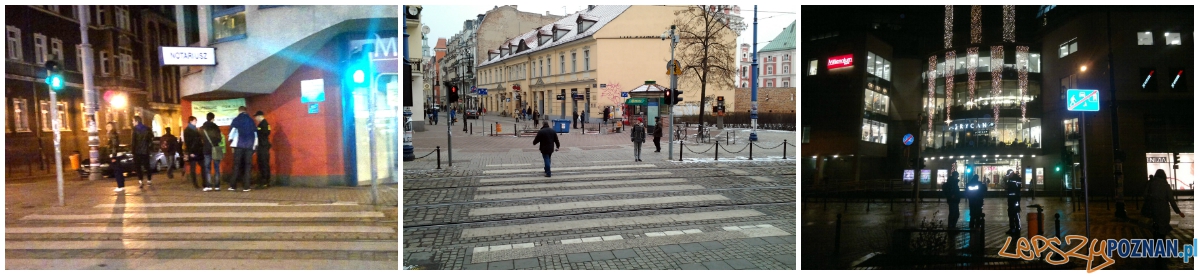 Przejście dla pieszych przy Kupcu Poznańskim  Foto: lepszyPOZNAN.pl