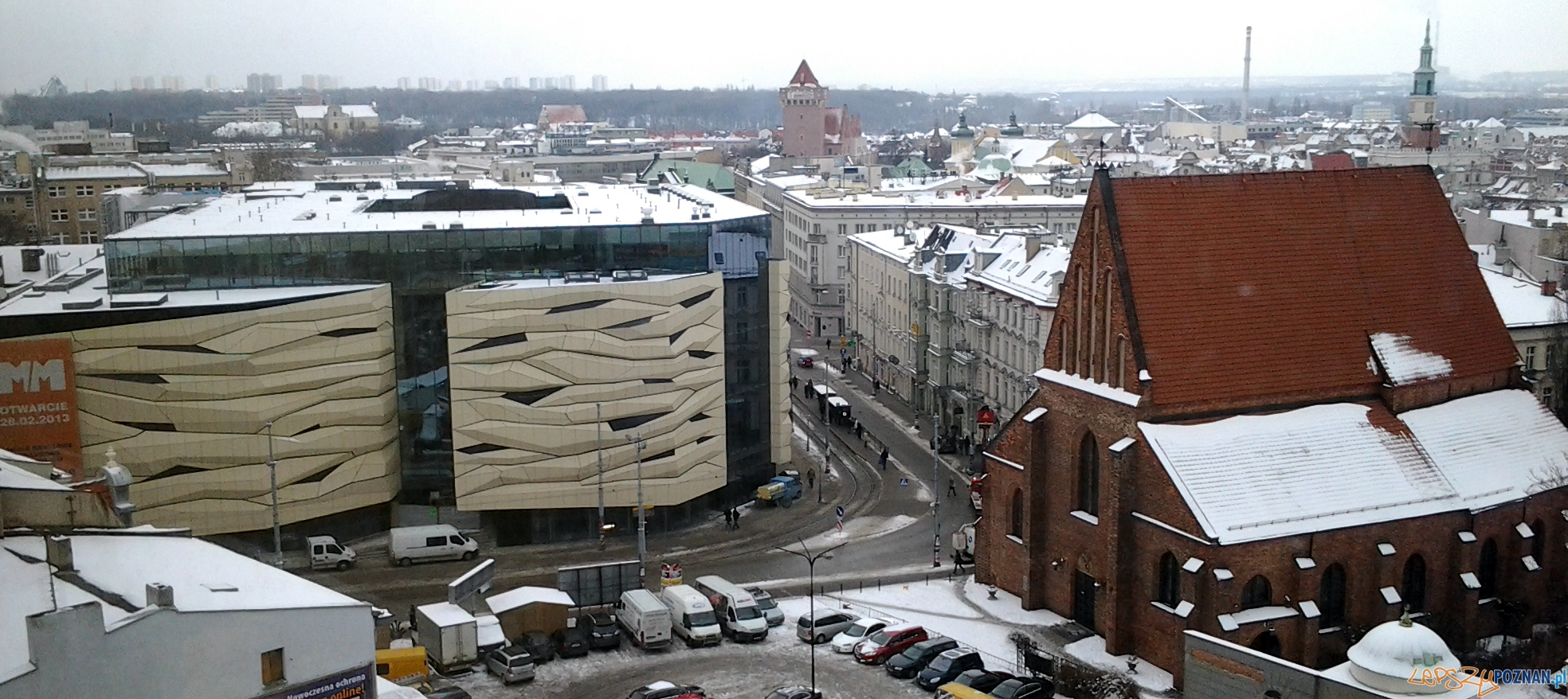 Galeria MM i kościół Św. Marcina - styczeń 2013  Foto: lepszyPOZNAN.pl / tab 10.1