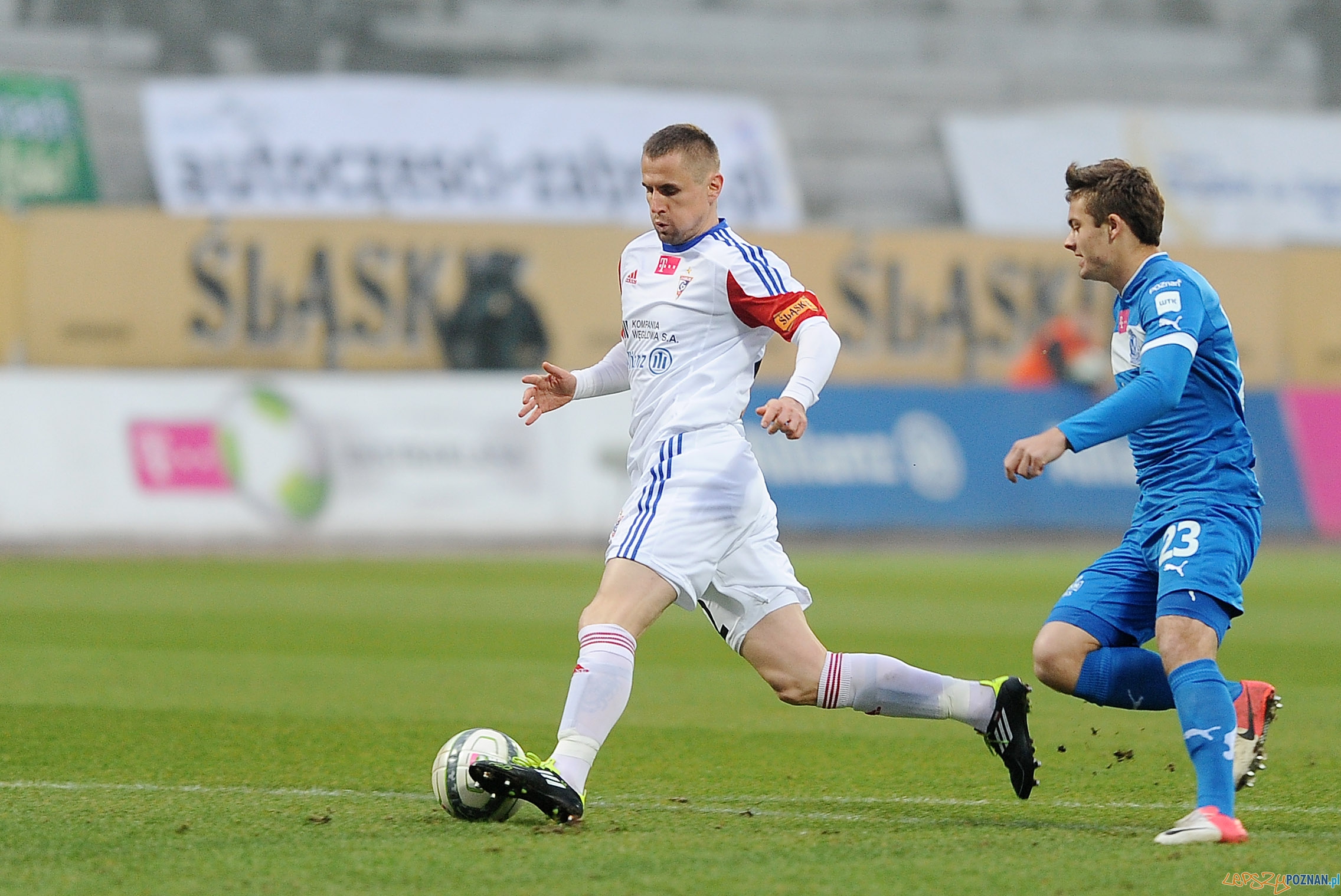 Górnik Zabrze - Lech Poznań 0:1 (10.03.2013)  Foto: x-news