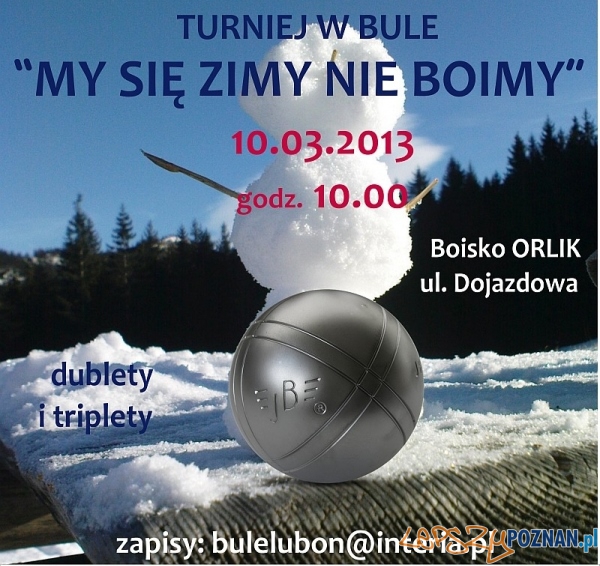 Turniej w bule "My się zimy nie boimy"  Foto: Turniej w bule "My się zimy nie boimy"