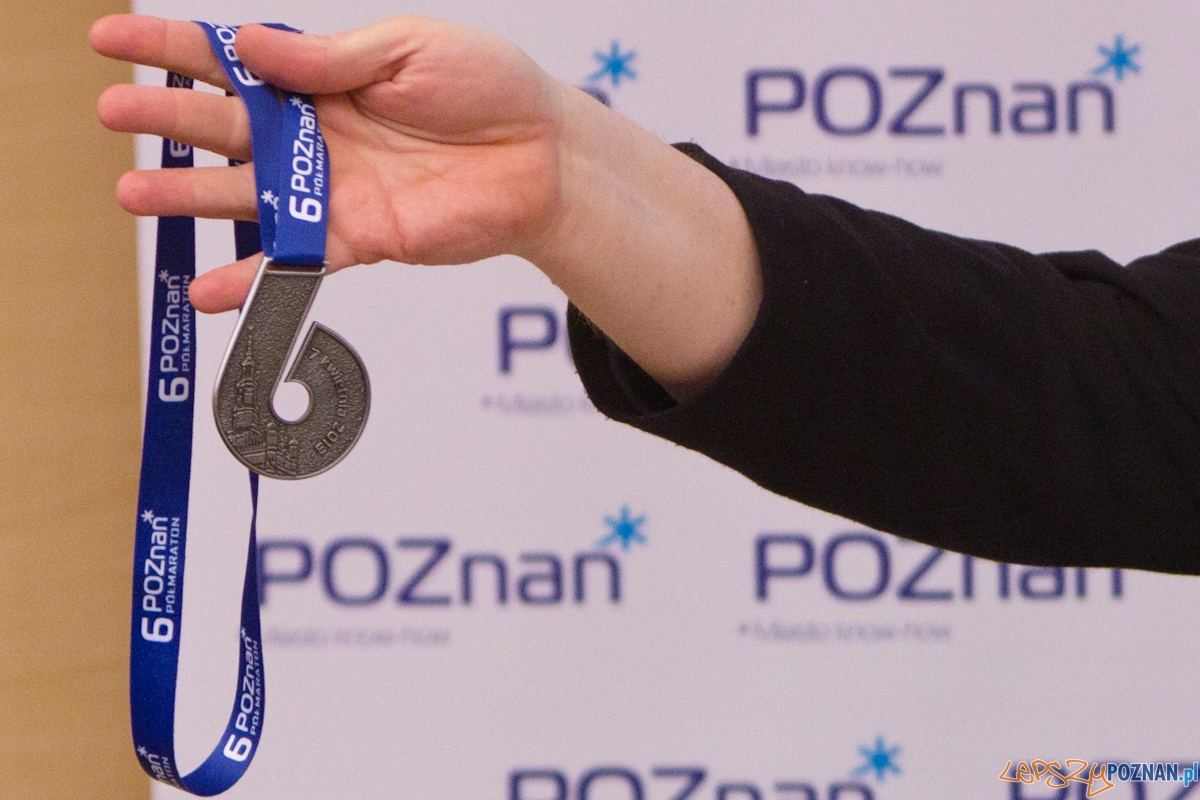 6.Poznań Półmaraton - medal  Foto: lepszyPOZNAN.pl / Piotr Rychter