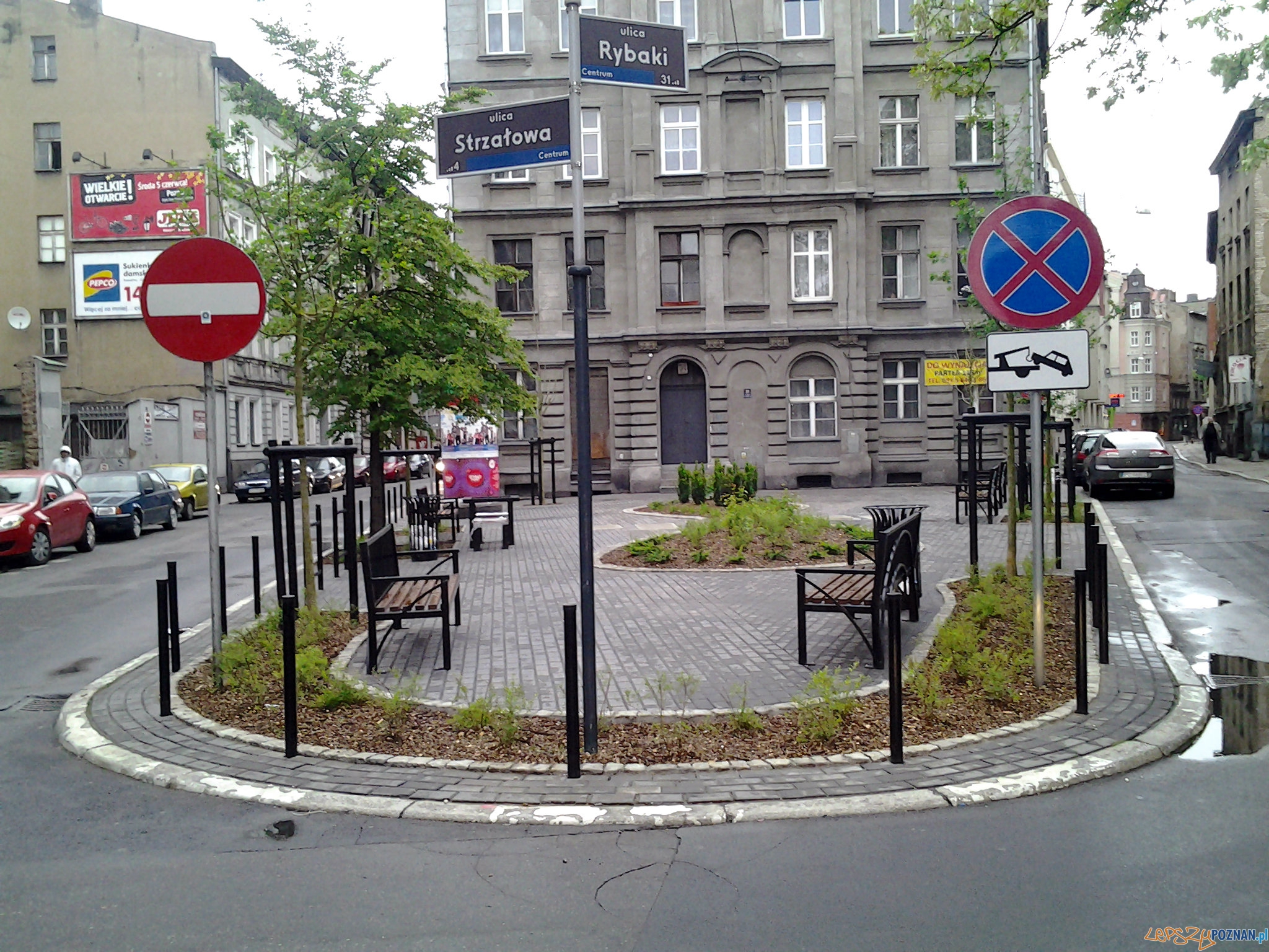 Nowy skwer na ul. Rybaki  Foto: lepszyPOZNAN.pl / tab 10.1