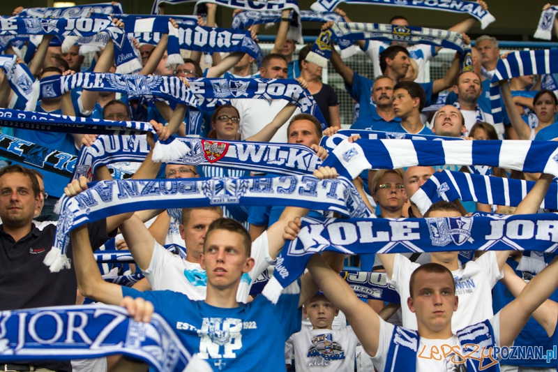 2. kolejka T-Mobile Ekstraklasy Lech Poznań - Cracovia Kraków. Inea Stadion 27.07.2013 r. (kibice na Inea Stadion)  Foto: lepszyPOZNAN.pl / Piotr Rychter