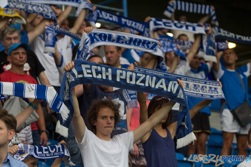 2. kolejka T-Mobile Ekstraklasy Lech Poznań - Cracovia Kraków. Inea Stadion 27.07.2013 r. (kibice na Inea Stadion)  Foto: lepszyPOZNAN.pl / Piotr Rychter