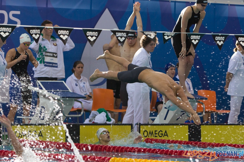 Mistrzostwa Europy Juniorów w Pływaniu - sztafeta 4x100m stylem zmiennym - Termy Maltańskie   Foto: lepszyPOZNAN.pl / Piotr Rychter