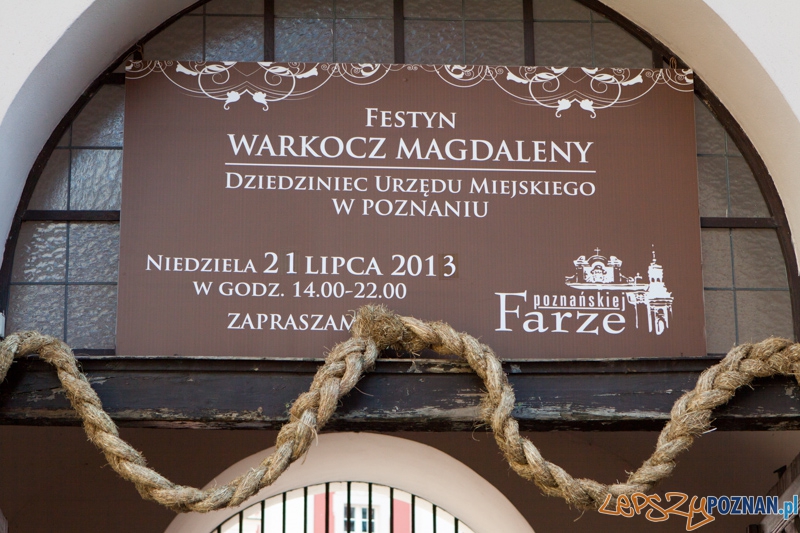 Festyn Warkocz Magdaleny - dziedziniec Urzędu Miasta 21.07.2013 r.  Foto: lepszyPOZNAN.pl / Piotr Rychter