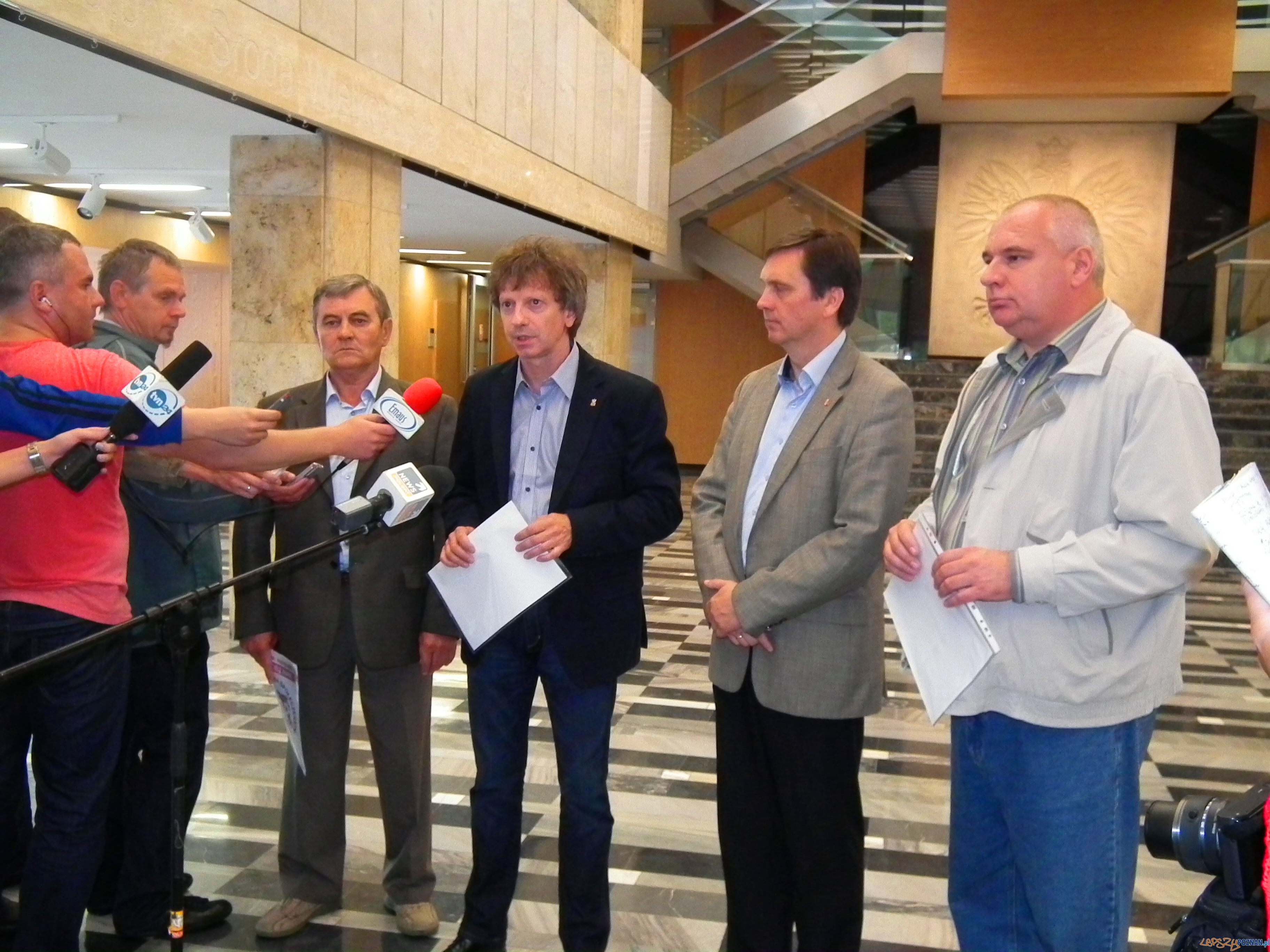 Konferencja prasowa Solidarności w UW  Foto: Solidarność Poznań