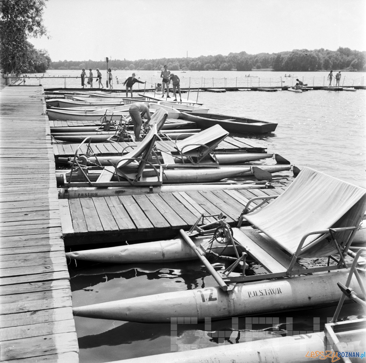 Ośrodek wodny w okolicy Poznania - 1974 rok  Foto: CYRYL / Stanisław Wiktor