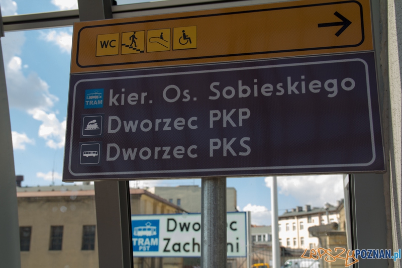 Przejazd teczniczny nowootwartą trasą - Nowy Dworzec Zachodni  Foto: lepszyPOZNAN.pl / Piotr Rychter