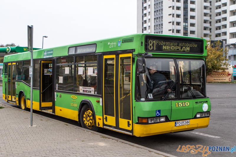 MPK żegna autobusy Neoplan - Poznań 12.10.2013 r.  Foto: LepszyPOZNAN.pl / Paweł Rychter