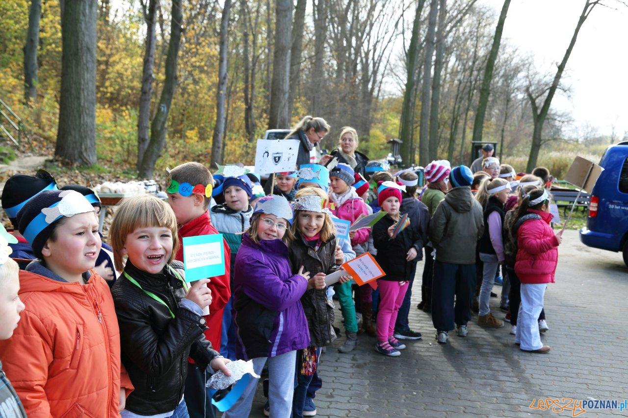 Dzieciaki pomagają w zarybianiu jeziora Swarzędzkiego  Foto: materiały prasowe VW Poznań