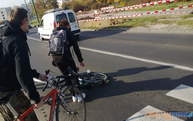 Potrącenie na Moście Chrobrego  Foto: TD