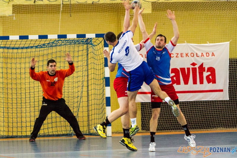 WKS Grunwald Poznań - Kar-Do-Spójnia Gdynia 32-24 (10-14) - Poznań 16.11.2013 r.  Foto: LepszyPOZNAN.pl / Paweł Rychter